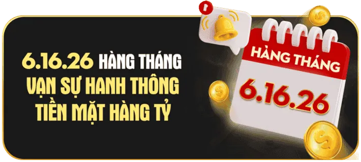 Thưởng chào mừng nổ hũ